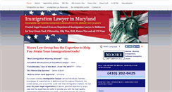 Desktop Screenshot of marylandimmigrationlaw.com